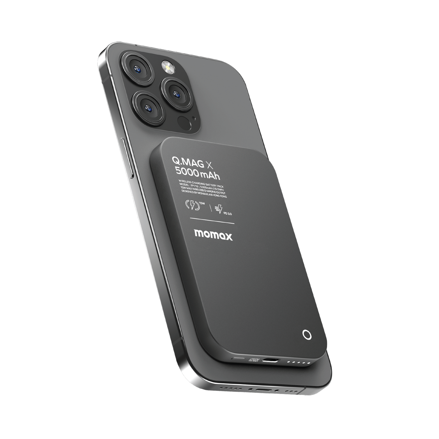 Q.Mag X Magnetic Wireless Power Bank 5000mAh