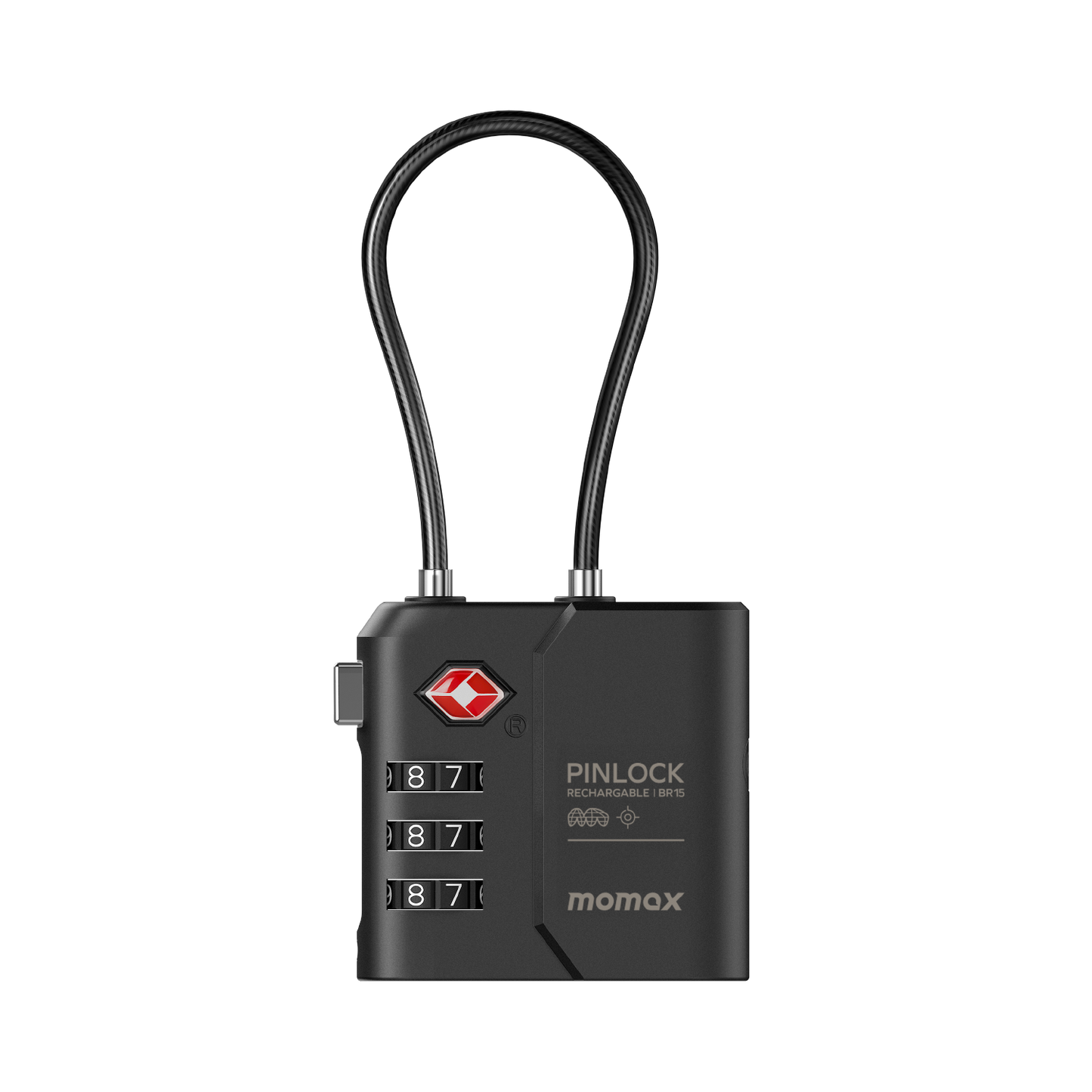 PinLock Find My Locator with TSA Padlock