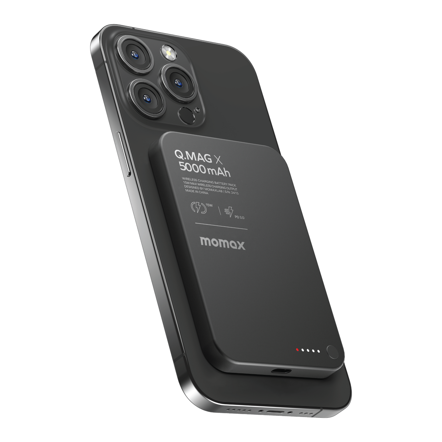 Batterie externe sans fil magnétique Q.Mag X 5000mAh - Gen 2