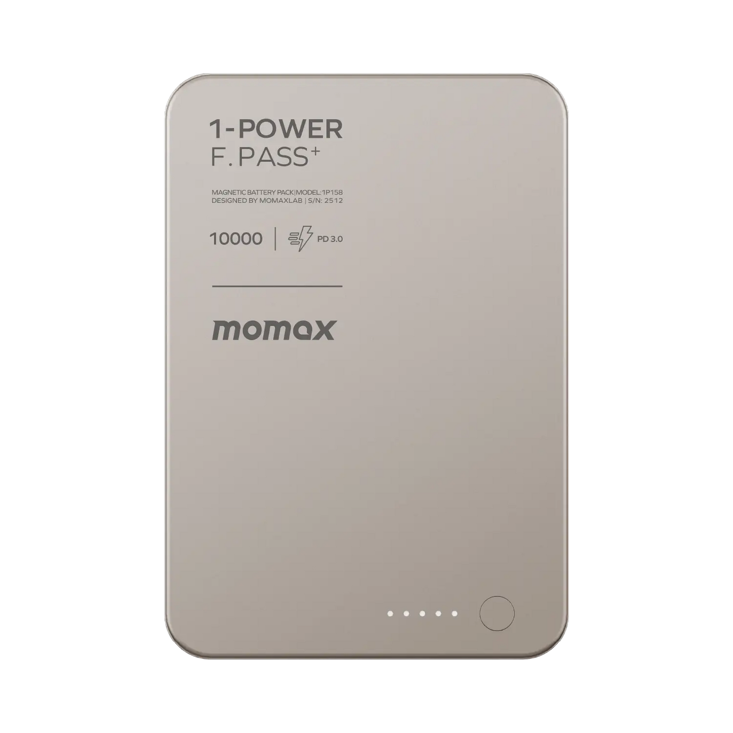 1-Power F.Pass⁺ 10000mAh Magnetic Battery Pack with Built-in Cable