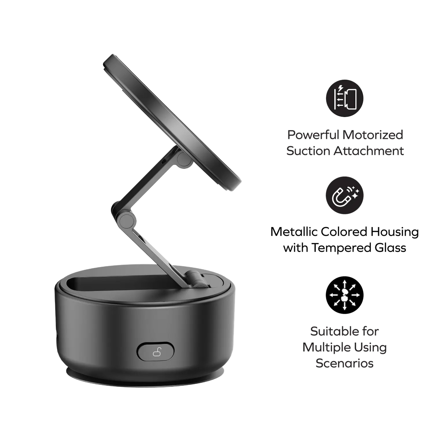 1-Snap Go Auto Suction Magnetic Phone Stand