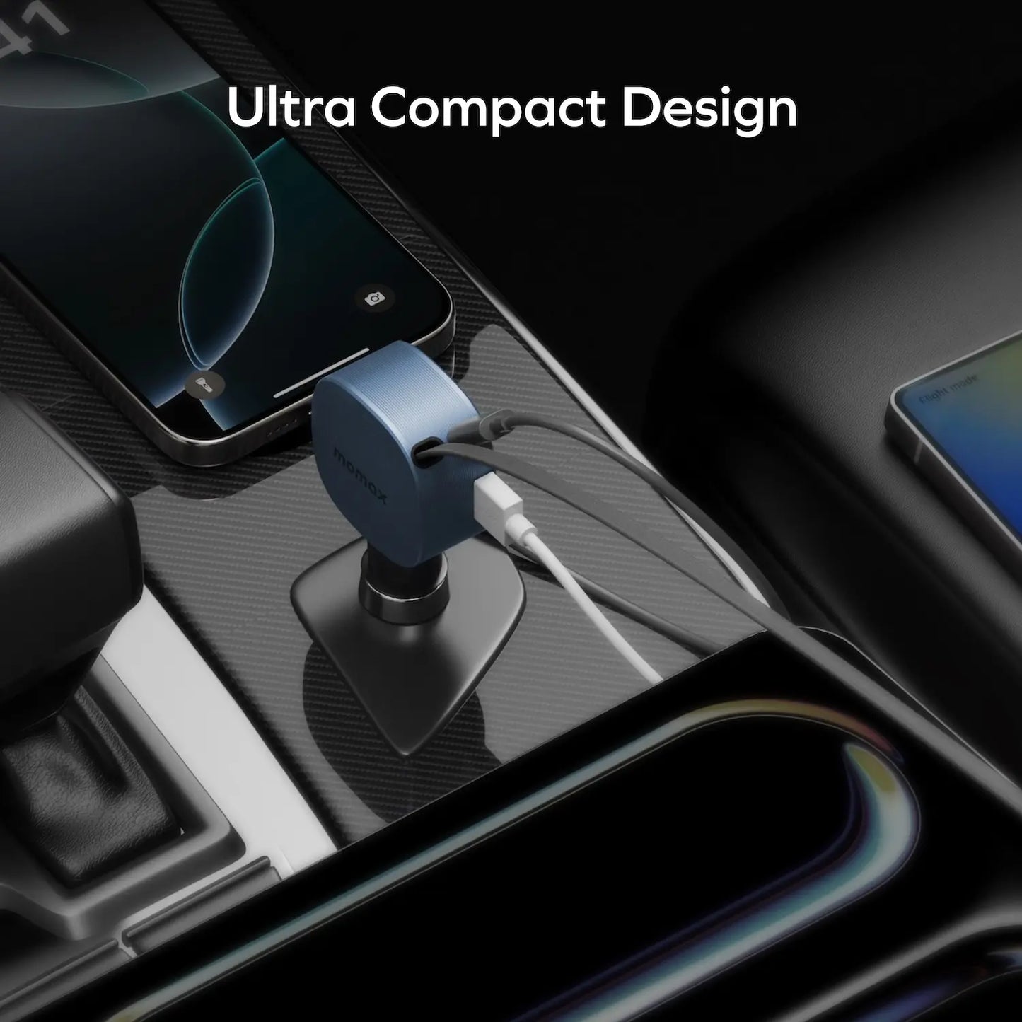 1-Move⁺
2-Port Car Charger With Built-In Retractable Cable 60W