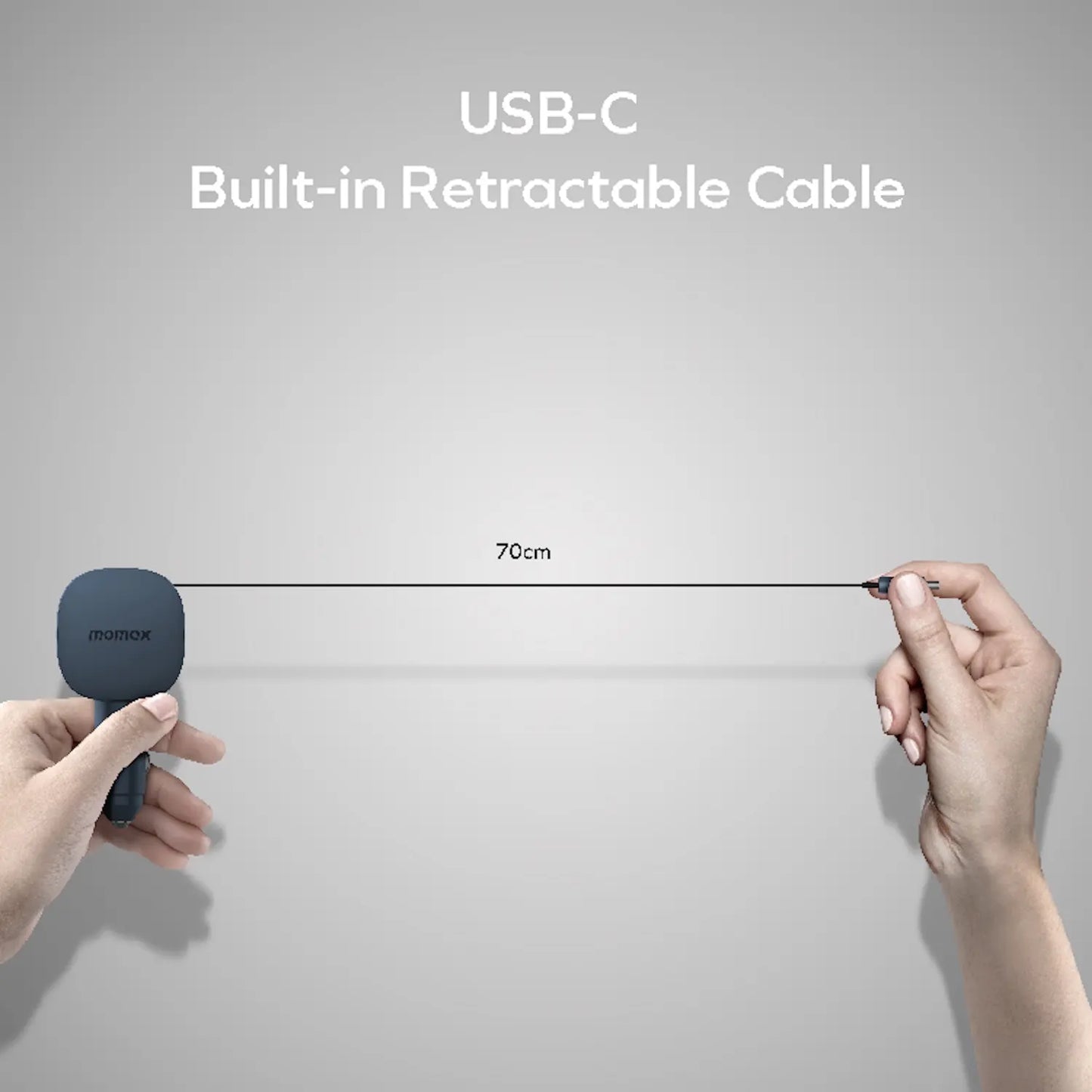 1-Move⁺
2-Port Car Charger With Built-In Retractable Cable 60W