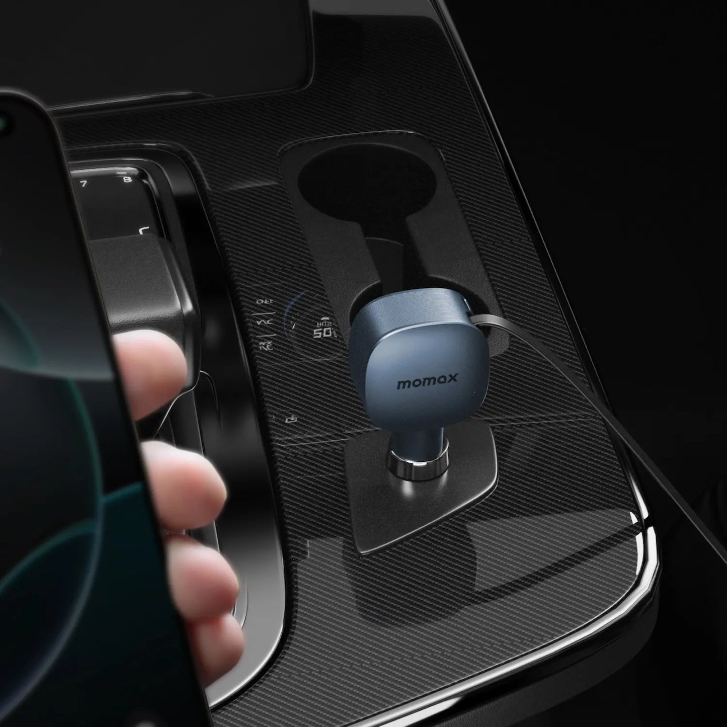 1-Move⁺
2-Port Car Charger With Built-In Retractable Cable 60W