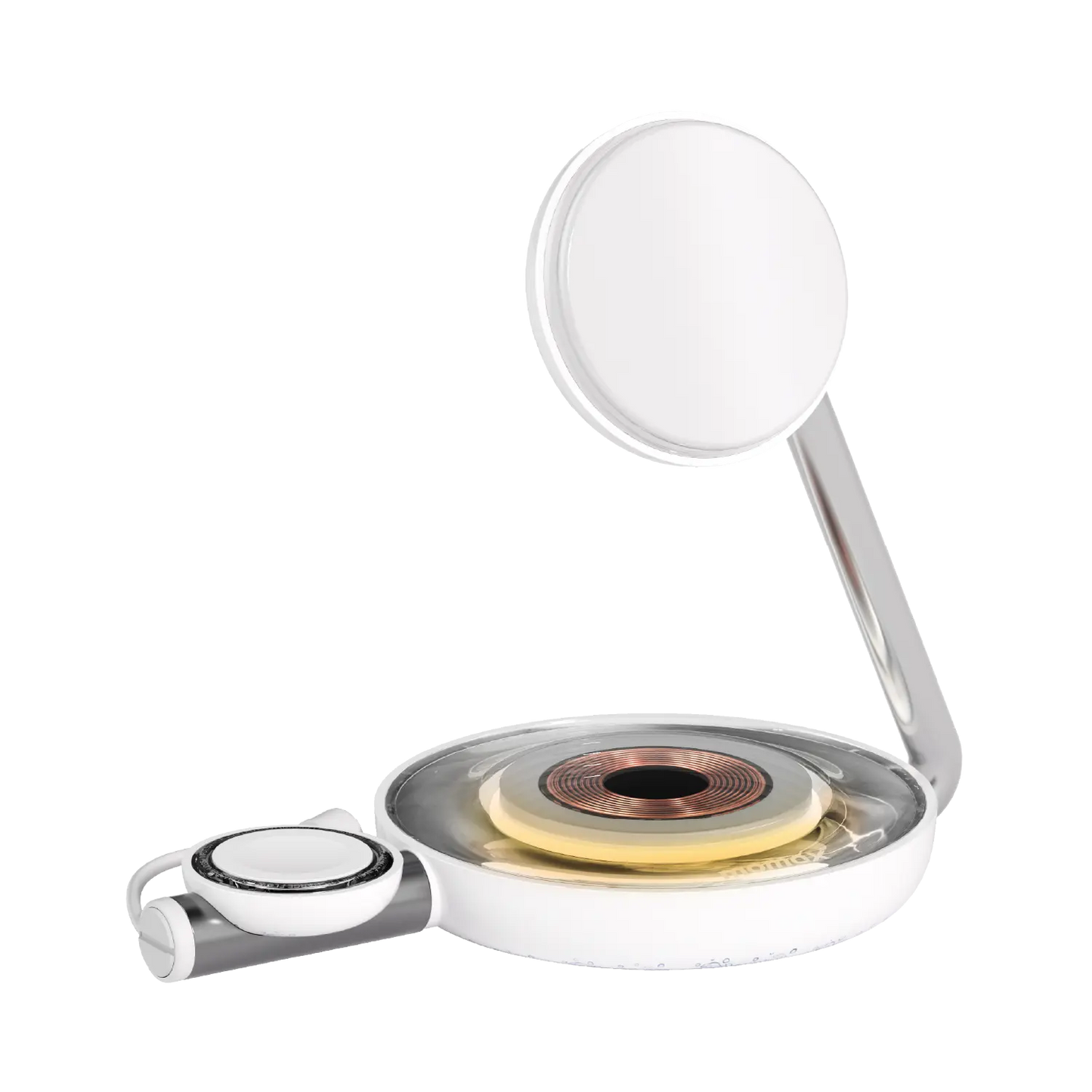1-Charge Flow Pro 3-in-1 Qi2 Magnetic Docking with Apple Watch Magnetic Fast Charger - Yuet Tung