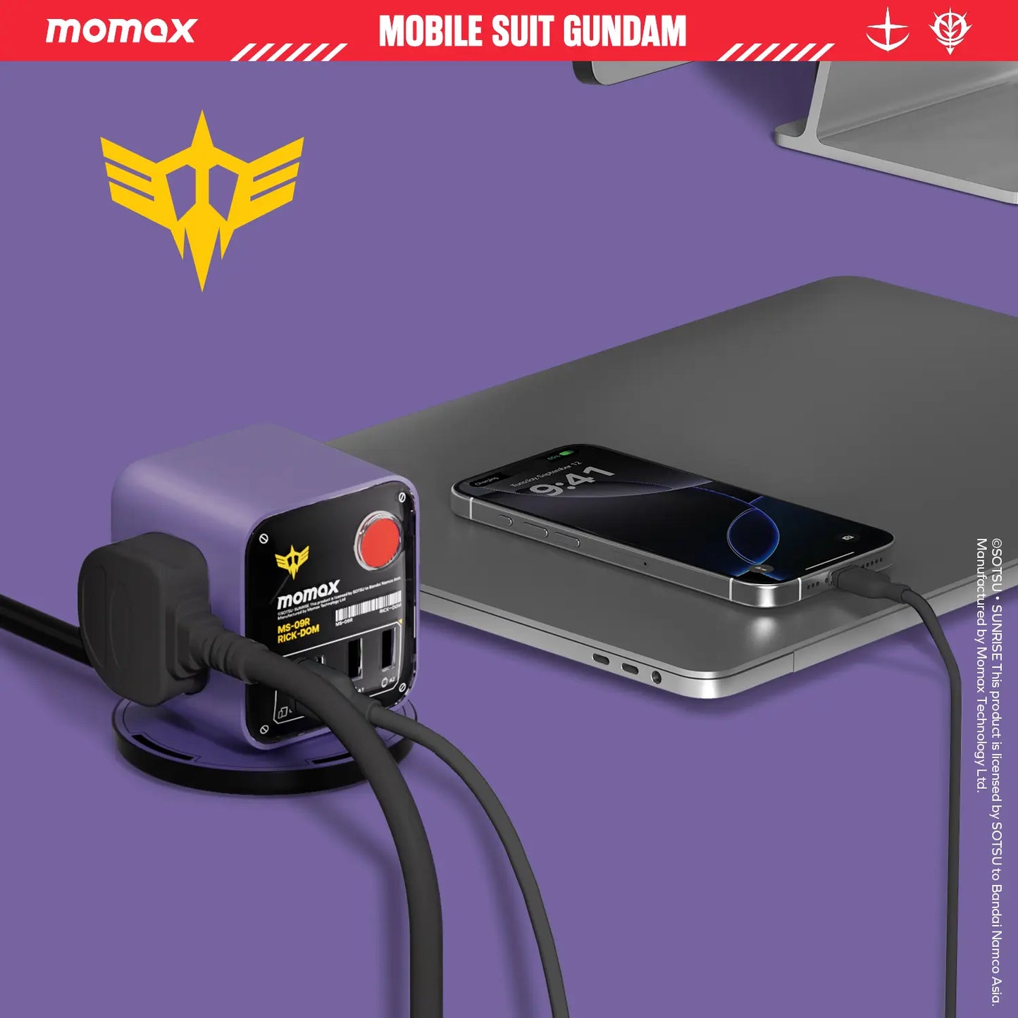 1-Charge Work Flow 3-Outlet GaN Power Cube 30W with USB Ports - Limited Edition
