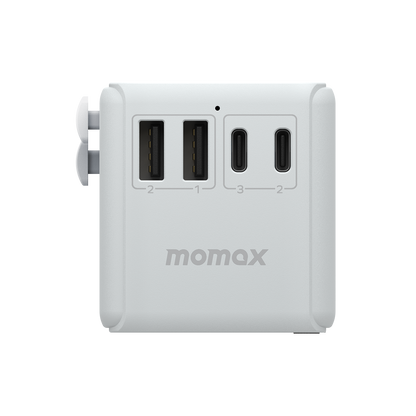 1-World 5-Port Travel Charger 35W