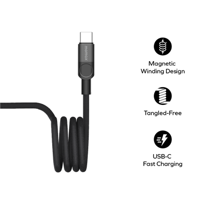 Mag.Link Magnetic USB-C to USB-C Cable 100W 1m