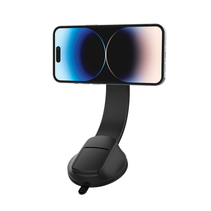 Q.Mag Mount5 Magnetic Wireless Charging Suction Cup Car Mount 15W