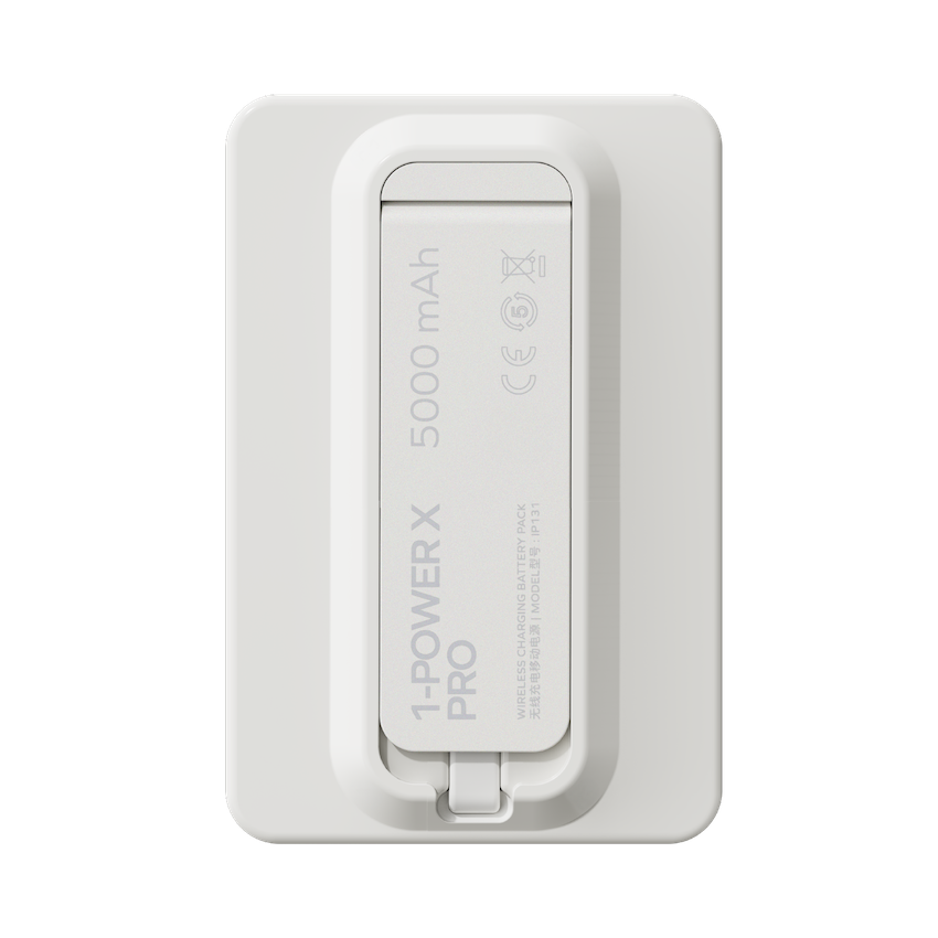 1-Power X Pro Magnetic Wireless Power Bank 5000mAh With Built-In USB-C Cable