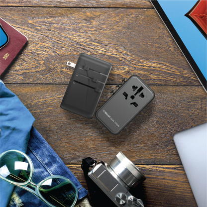 1-World Universal 4-Port Travel GaN Charger 100W