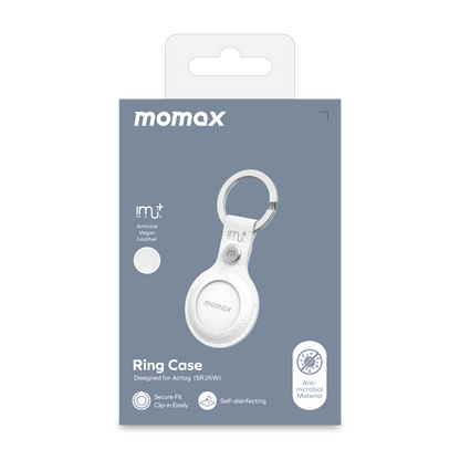 Finder Tag Vegan Leather Case Holder with Keyring