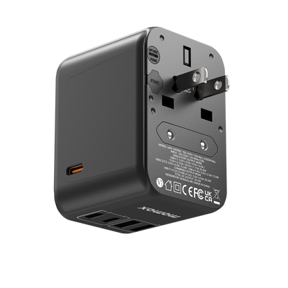 1-World 5-Port Travel Charger 35W