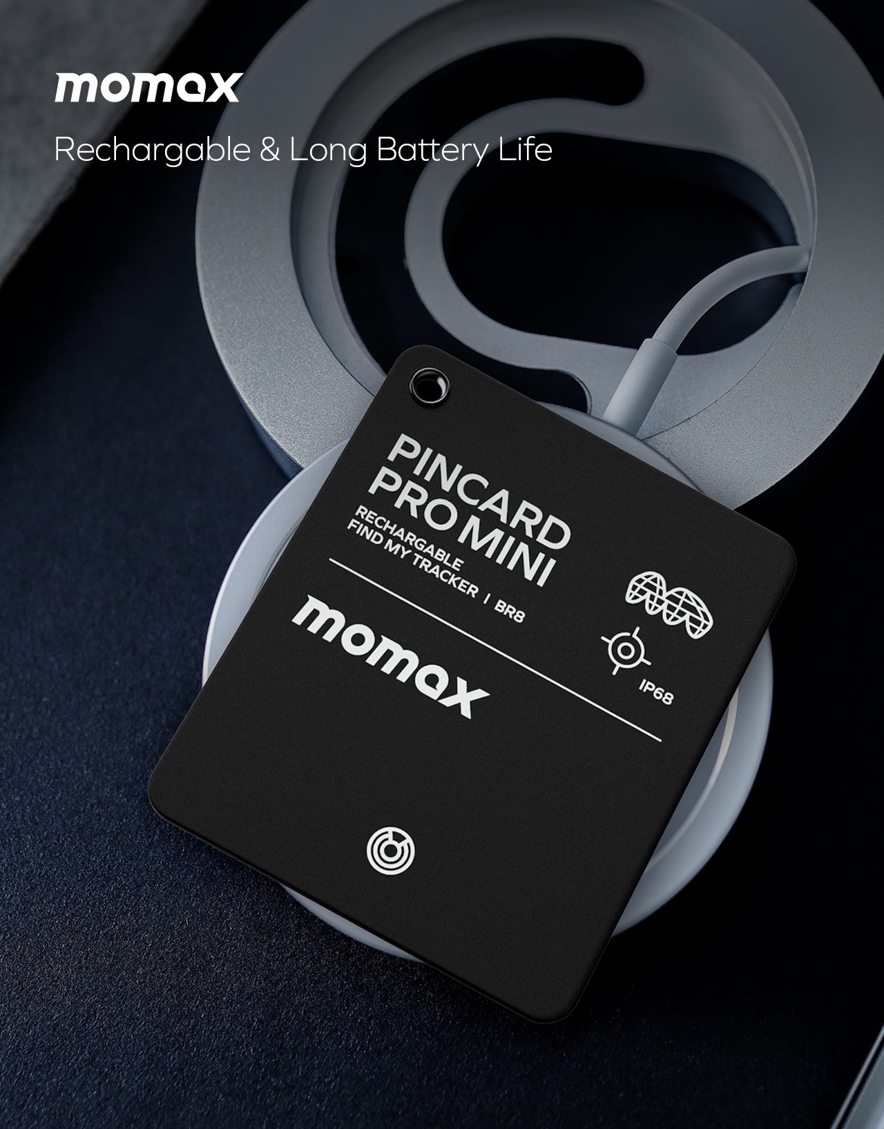 PinCard Pro Mini Rechargeable Find My Locator