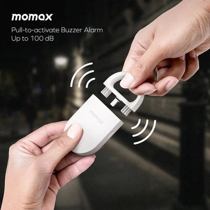 PinBuzz Rechargeable Anti-Theft Personal Alarm With Find My Locator