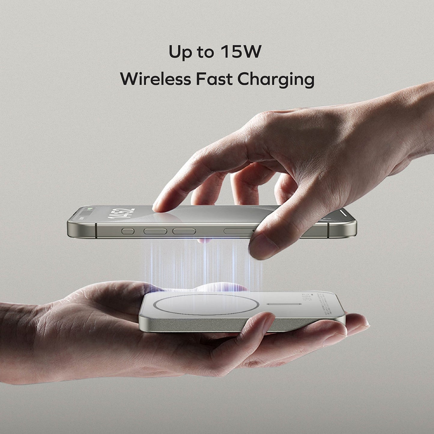 Batterie externe sans fil magnétique Q.Mag X 5000mAh - Gen 2
