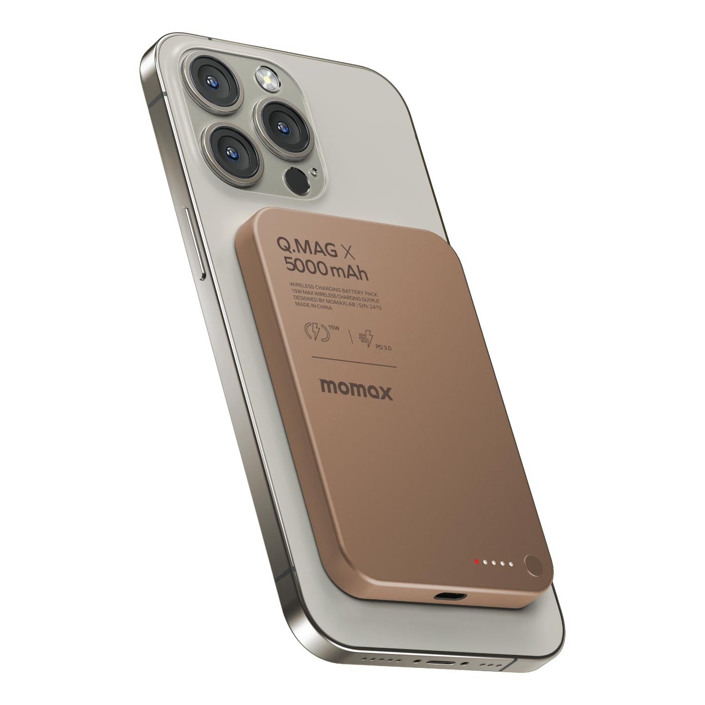 Batterie externe sans fil magnétique Q.Mag X 5000mAh - Gen 2
