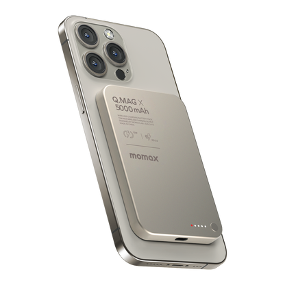 Batterie externe sans fil magnétique Q.Mag X 5000mAh - Gen 2