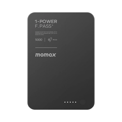1-Power F.Pass⁺ 5000mAh Magnetic Battery Pack with Built-in Cable