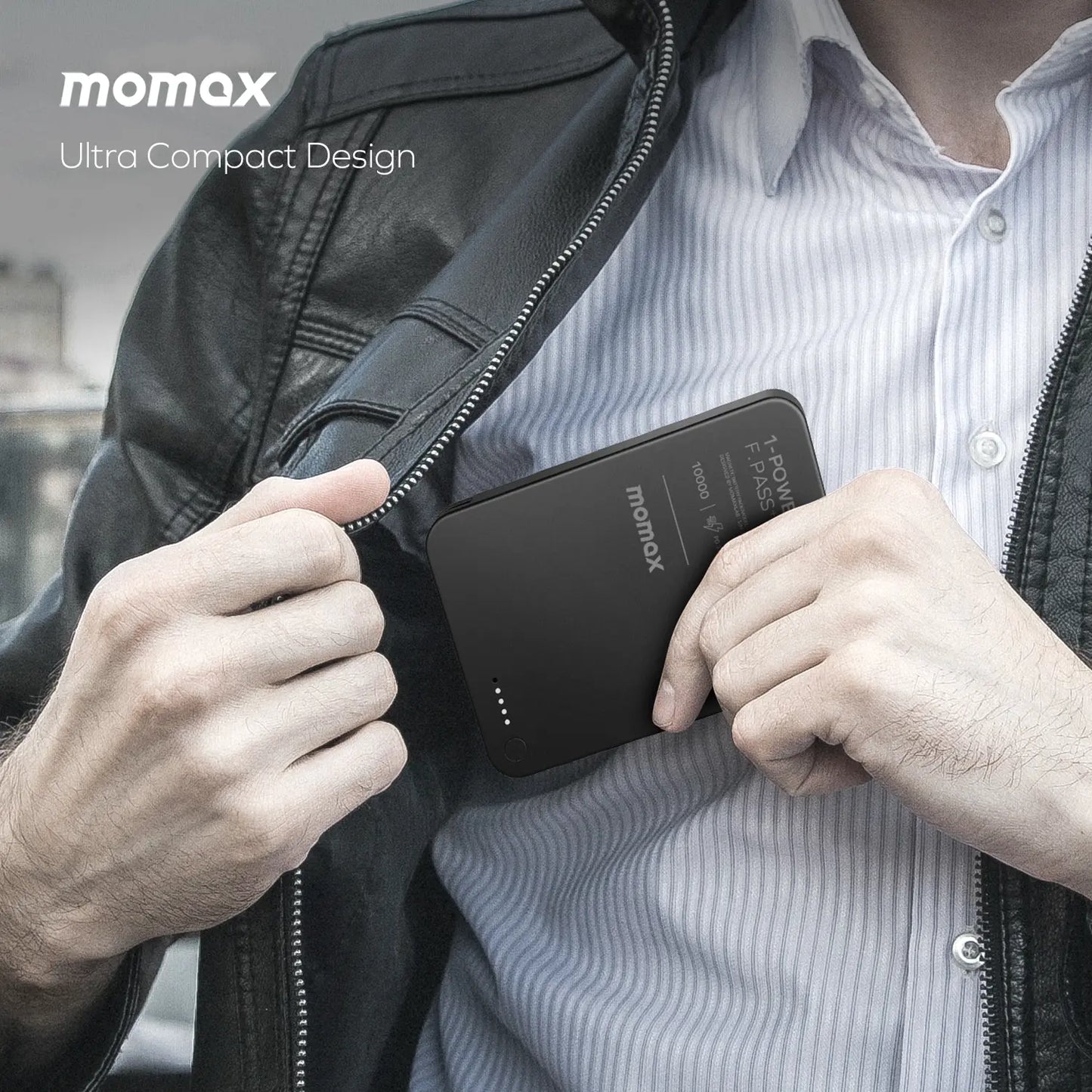 1-Power F.Pass⁺ 10000mAh Magnetic Battery Pack with Built-in Cable