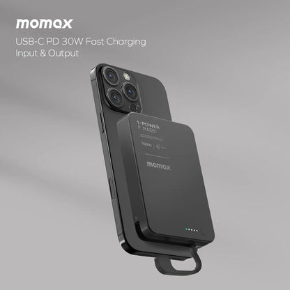 1-Power F.Pass⁺ 10000mAh Magnetic Battery Pack with Built-in Cable