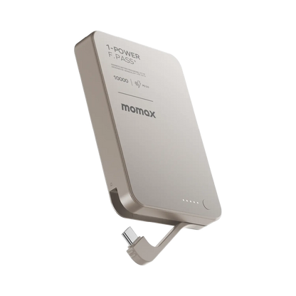 1-Power F.Pass⁺ 10000mAh Magnetic Battery Pack with Built-in Cable