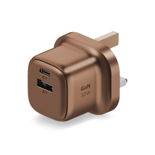 1-Charge 2-Port GaN Charger 30W
