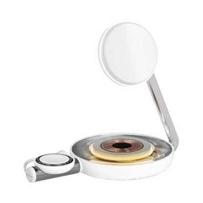 1-Charge Flow Pro 3-in-1 Qi2 Magnetic Docking with Apple Watch Magnetic Fast Charger - Yuet Tung