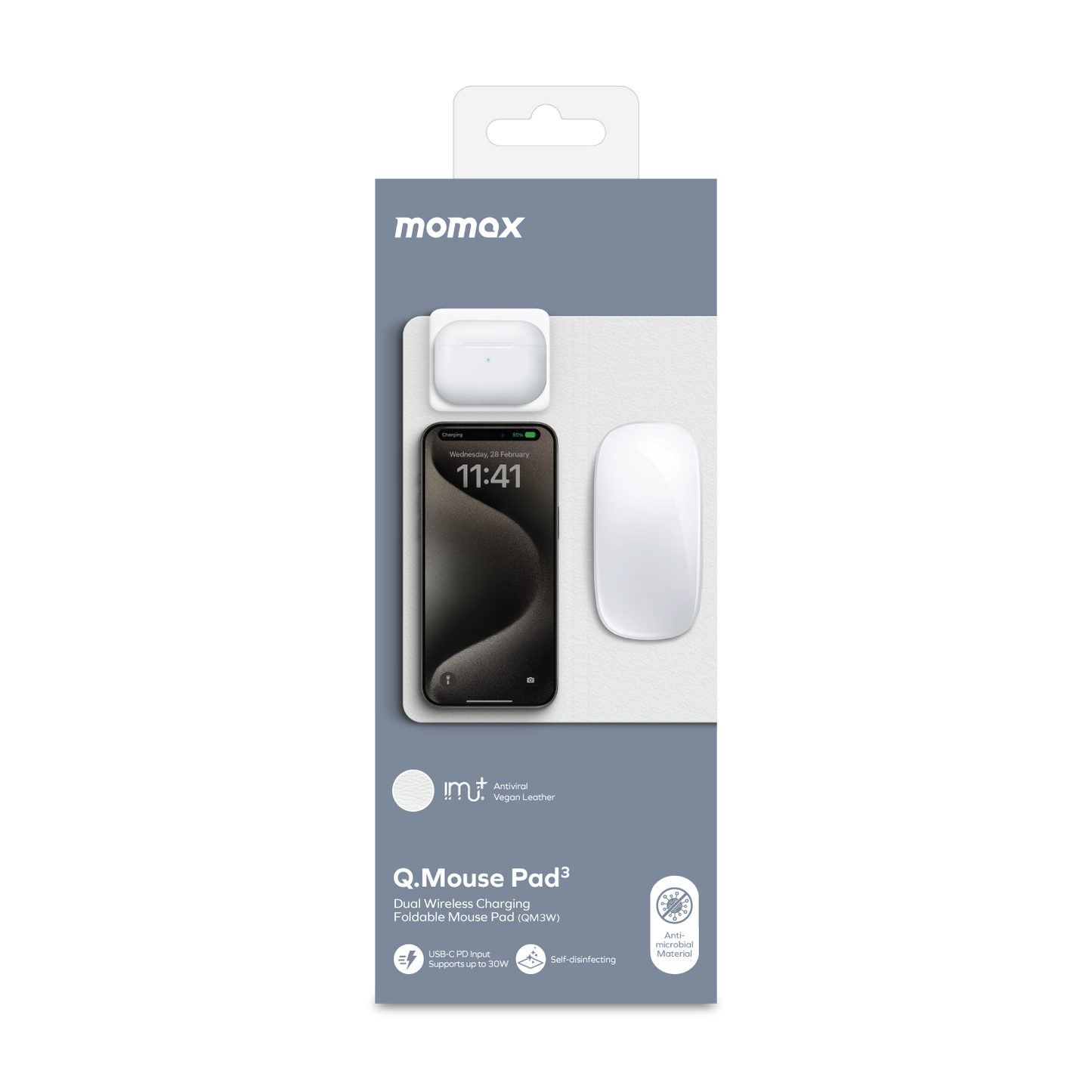 Q.Mouse Pad 3 Wireless Charging Mouse Pad 30W